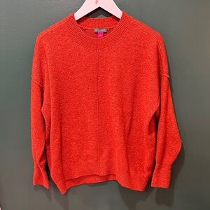 Vince Camuto Brick Red Crewneck Sweater